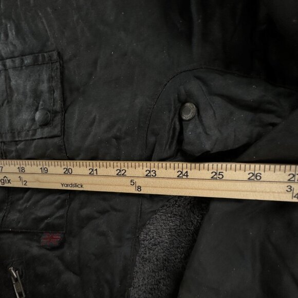 Belstaff Brigand Large Waxed Jacket Men Outdoors Snap Zip Up Italy Biker Adult - Picture 5 of 16